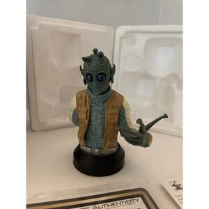 Gentle Giant 2003 Star Wars ANH New Hope GREEDO‎ Bounty Hunter Mini-Bust